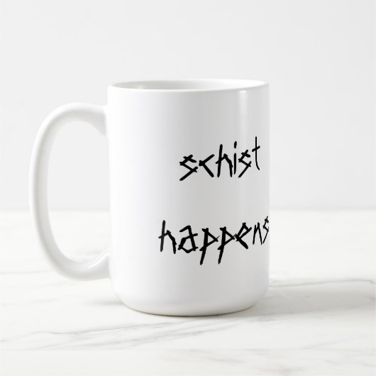 Schiefer geschieht kaffeetasse (Links)