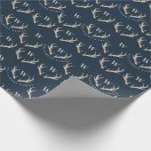 Schiefer-Grau-u. Goldgeweihe u. Geschenkpapier (Ecke)