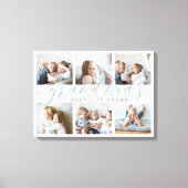 Schiefer | Großkinder machen Life Grand Foto Colla Leinwanddruck (Vorderseite)