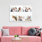 Schiefer | Großkinder machen Life Grand Foto Colla Leinwanddruck (Insitu (Wohnzimmer))