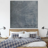 Schiefer Leinwanddruck (Insitu (Schlafzimmer))