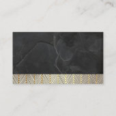 Schiefer | Linienmuster Visitenkarte (Rückseite)