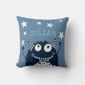 Schiefer | Personalisiertes Monster Kissen (Vorderseite)