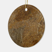 Schiefer-Steinhintergrund - kundengebundener Keramik Ornament (Links)