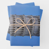 Schiefer Turm in der Dämmerung Geschenkpapier Set (Beispiel)