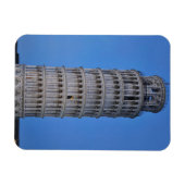 Schiefer Turm in der Dämmerung Magnet (Horizontal)