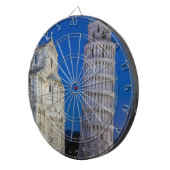 Schiefer Turm in Pisa Dartscheibe (Vorderseite rechts)