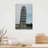 Schiefer Turm in Pisa, Italien Poster (Küche)