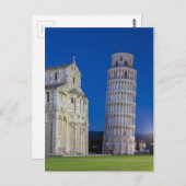 Schiefer Turm in Pisa Postkarte (Vorne/Hinten)