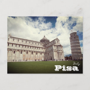 Schiefer Turm von Pisa Europa Reisefotografie Postkarte