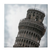 Schiefer Turm von Pisa Fliese (Vorderseite)