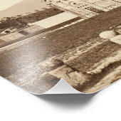 Schiefer Turm von Pisa Fotodruck (Ecke)