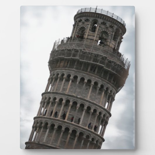 Schiefer Turm von Pisa Fotoplatte (Vorderseite)