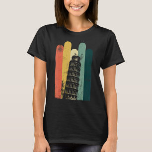 Schiefer Turm von Pisa Italien Gebäude Sehenswürdi T-Shirt