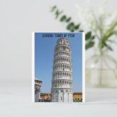 Schiefer Turm von Pisa Italien Postkarte (Stehend Vorderseite)