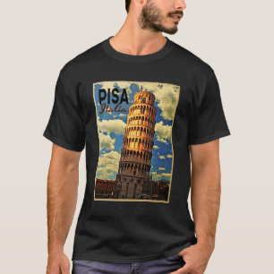 Schiefer Turm Von Pisa Italien T-Shirt
