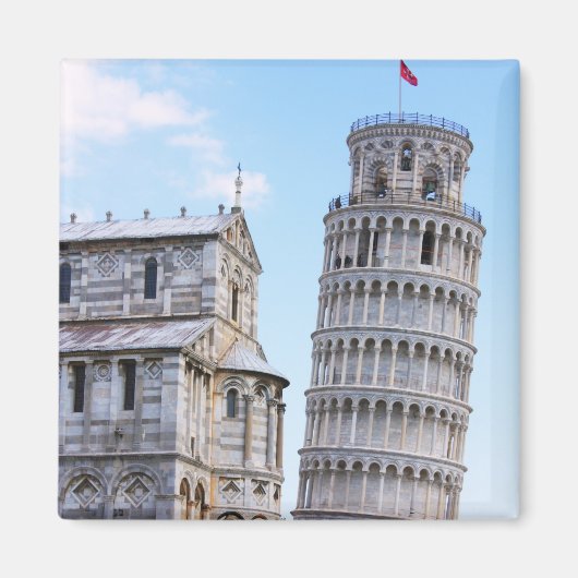 Schiefer Turm von Pisa Magnet (Vorne)