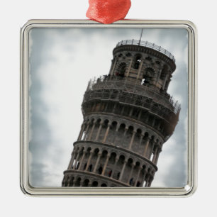 Schiefer Turm von Pisa Ornament Aus Metall