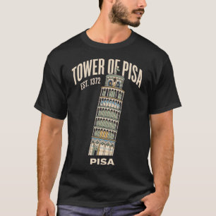 Schiefer Turm von Pisa Pisa Italien Vintage Reise T-Shirt