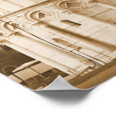 Schiefer Turm von Pisa Poster (Ecke)
