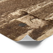 Schiefer Turm von Pisa Poster (Ecke)