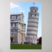 Schiefer Turm von Pisa Poster (Vorne)