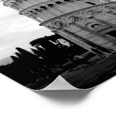 Schiefer Turm von Pisa Poster (Ecke)