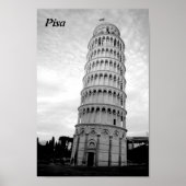 Schiefer Turm von Pisa Poster (Vorne)