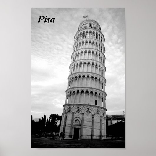 Schiefer Turm von Pisa Poster (Vorne)