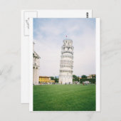 Schiefer Turm von Pisa Postkarte (Vorne/Hinten)