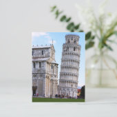 Schiefer Turm von Pisa Postkarte (Stehend Vorderseite)
