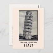 Schiefer Turm von Pisa Postkarte (Vorne/Hinten)