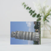 Schiefer Turm von Pisa Postkarte (Stehend Vorderseite)
