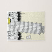 Schiefer Turm von Pisa Puzzle (Horizontal)