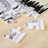 Schiefer Turm von Pisa Puzzle (Seite)