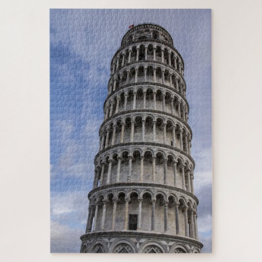 Schiefer Turm von Pisa Puzzle (Vertikal)