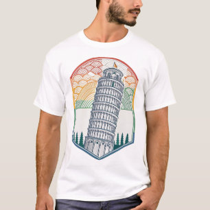 Schiefer Turm von Pisa T-Shirt