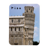 Schiefer Turm von Pisa und Kathedrale - Pisa, Ital Magnet (Vertikal)