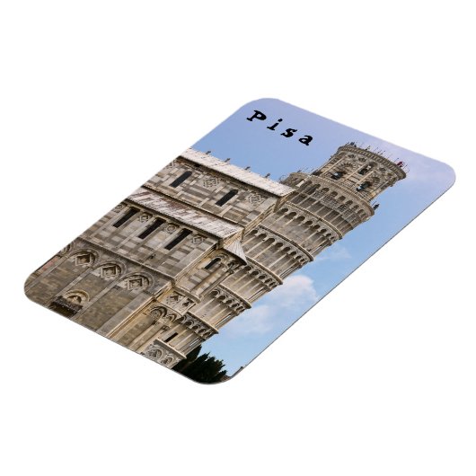 Schiefer Turm von Pisa und Kathedrale - Pisa, Ital Magnet (Linke Seite)