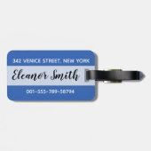 Schiefer Turm von Pisa und Putti Gepäckanhänger (Rückseite horizontal)