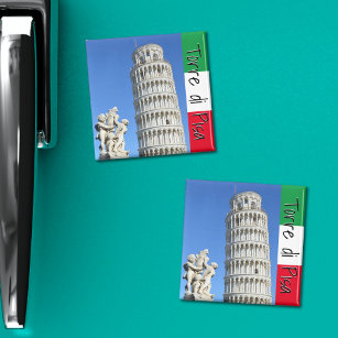 Schiefer Turm von Pisa und Putti Magnet
