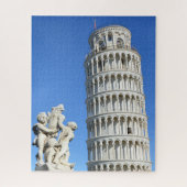 Schiefer Turm von Pisa und Putti Puzzle (Vertikal)