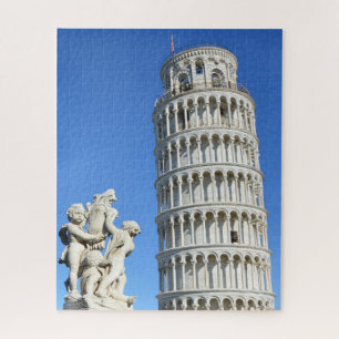 Schiefer Turm von Pisa und Putti Puzzle