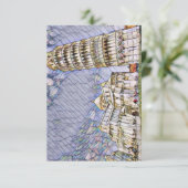 Schiefer Turm von Pisa von Mirsat Karabel Einladung (Stehend Vorderseite)