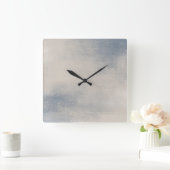 Schiefer und Tauben Abstrakte Wall-Uhr Quadratische Wanduhr (Zuhause)