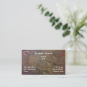 Schiefer Visitenkarte (Stehend Vorderseite)
