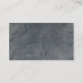 Schiefer-Visitenkarte Visitenkarte (Rückseite)