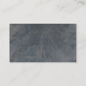Schiefer-Visitenkarte Visitenkarte (Rückseite)