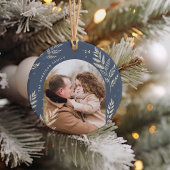 Schiefer | Winterlaurel Foto Keramik Ornament