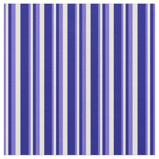 Schieferblau, Beige und blaues Muster Stoff (Nahaufnahme)